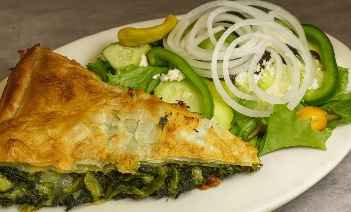 Spanakopita & Greek Salad Combo