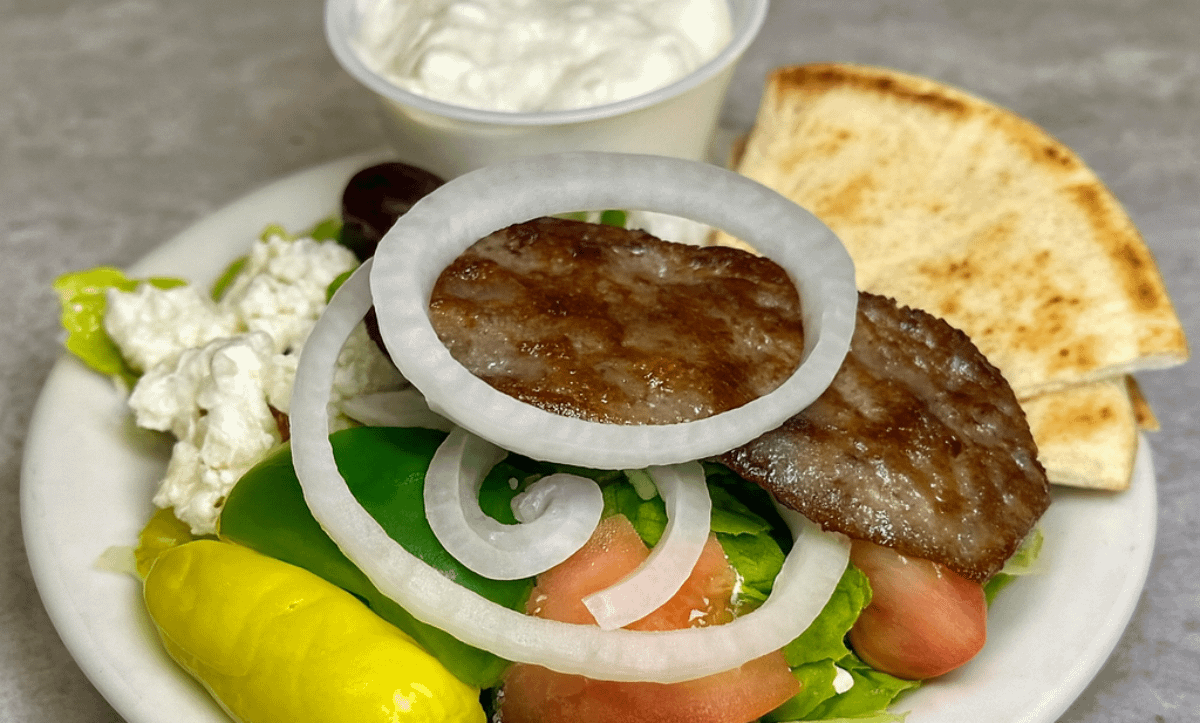 Small Souvlaki Salad (Senior)