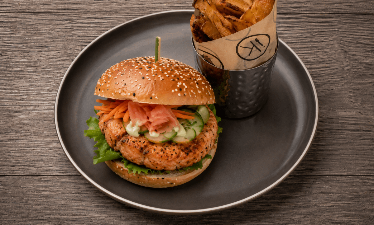 Asian Salmon Burger