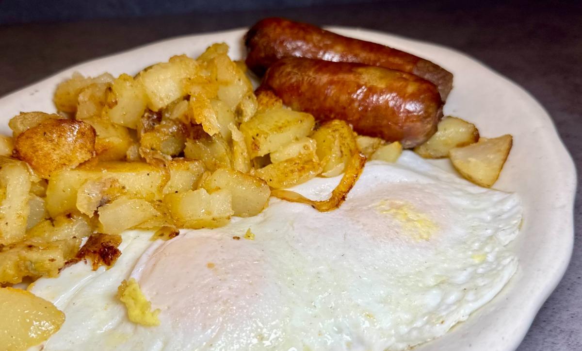 Two Eggs with Sausage