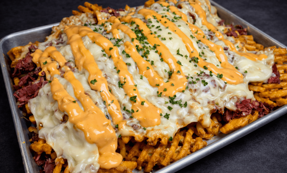 Reuben Waffle Fries
