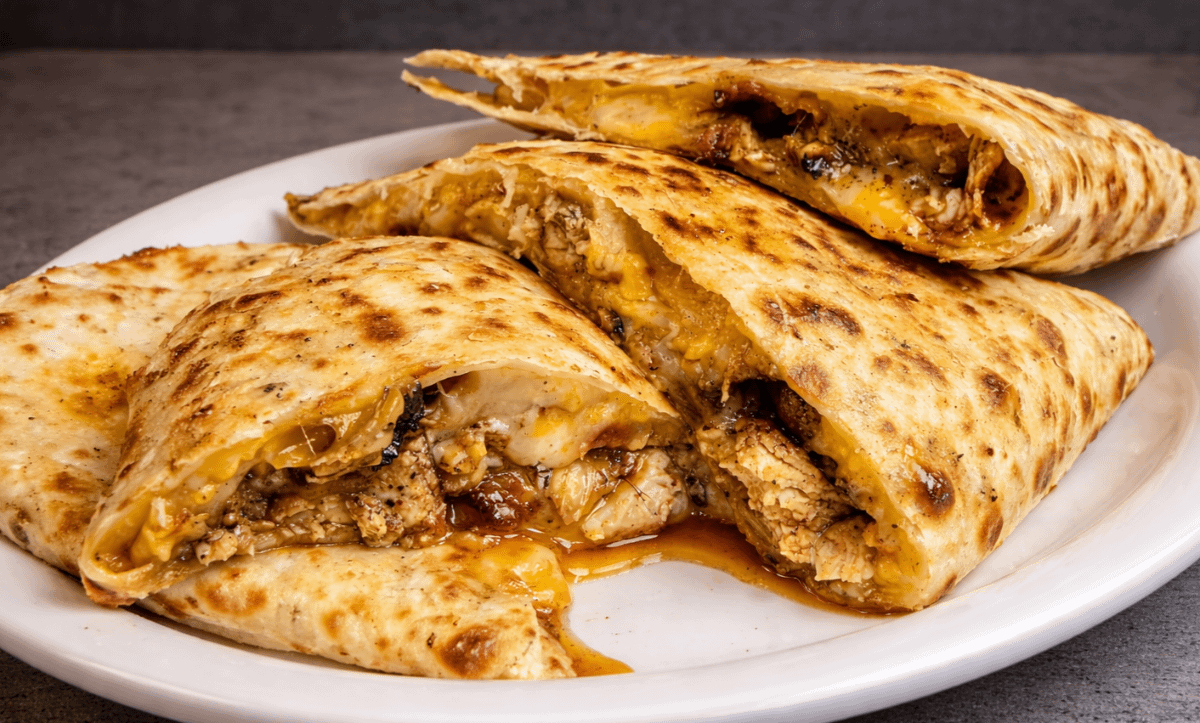 Chicken Bacon Ranch Quesadilla