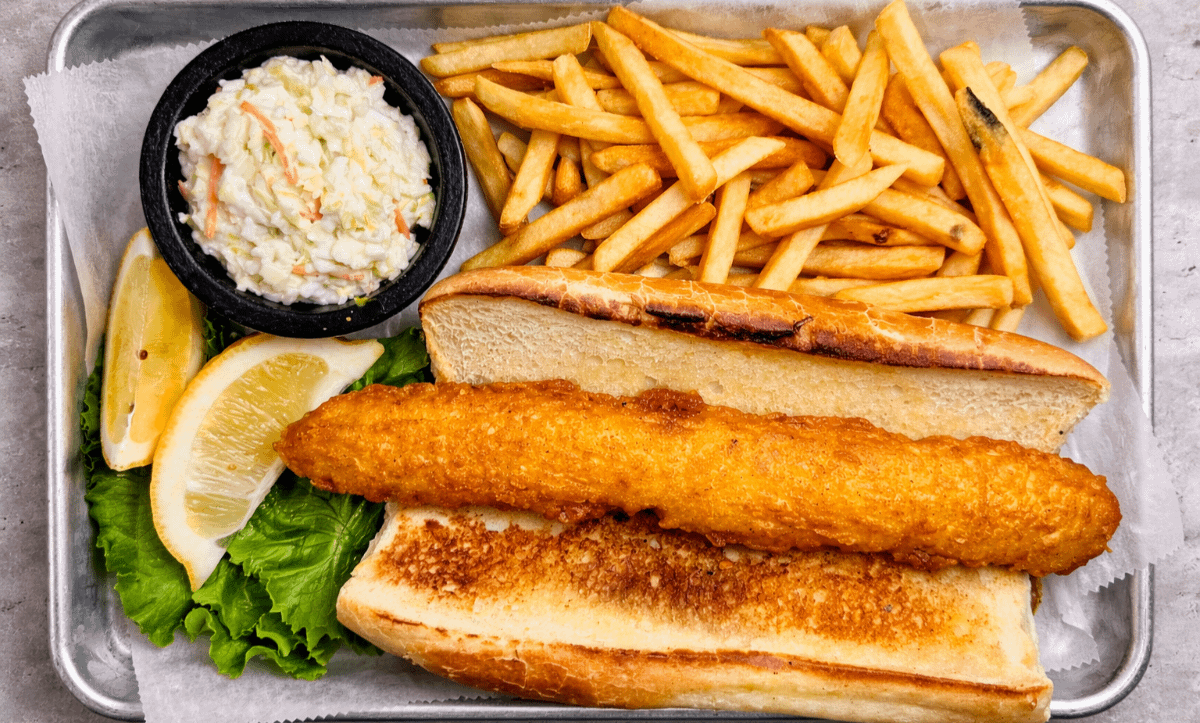 Icelandic Cod Fish Fry Platter