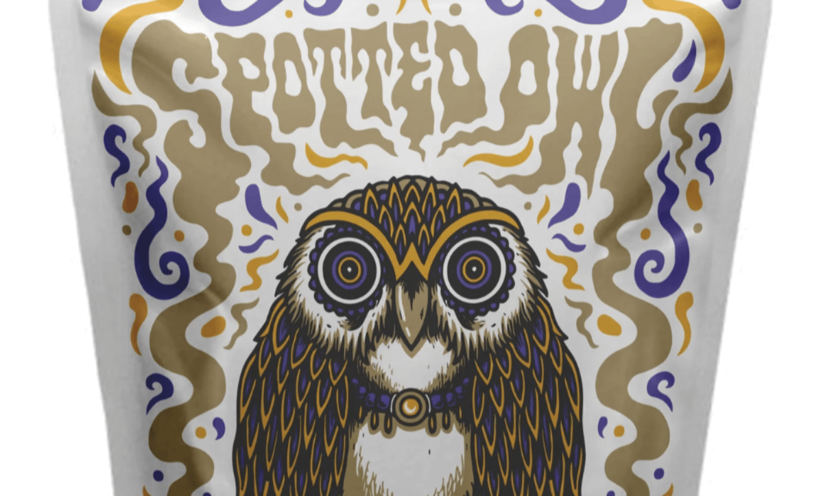 Youngstown Spotted Owl 12oz Whole Bean Coffee Bag