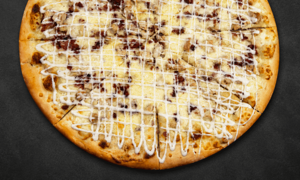 Chicken Bacon Ranch Pizza