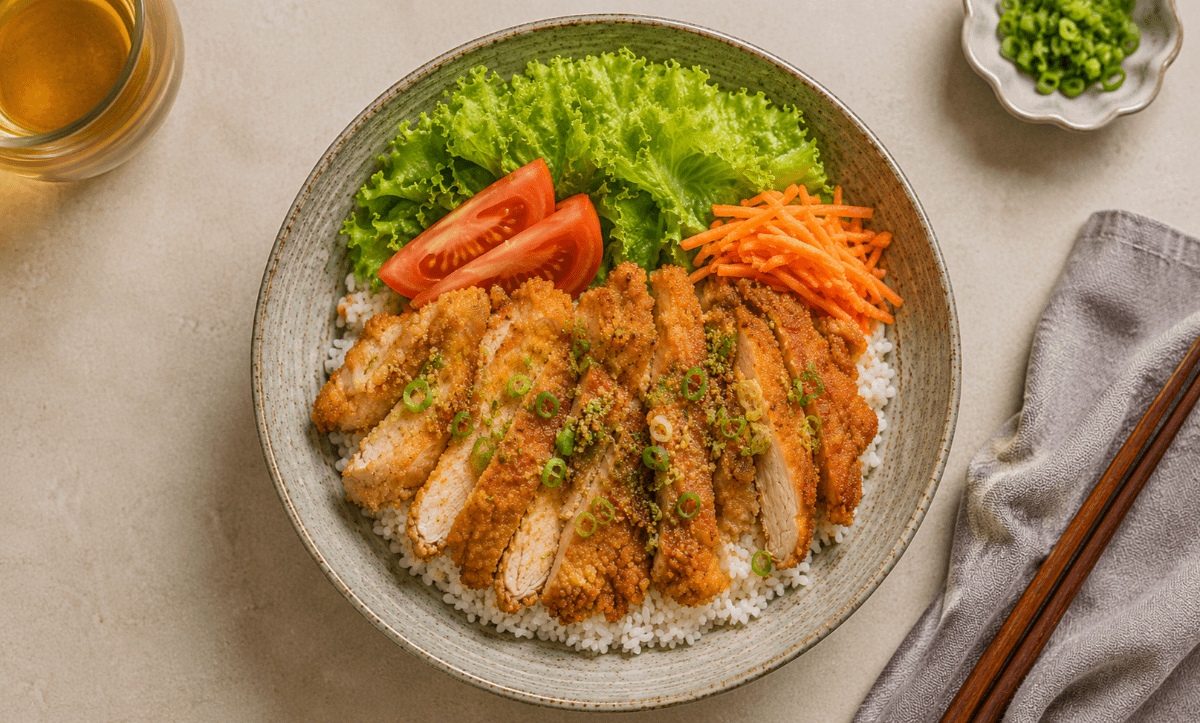 fried chicken bowl