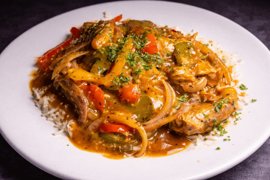 Veal & Peppers