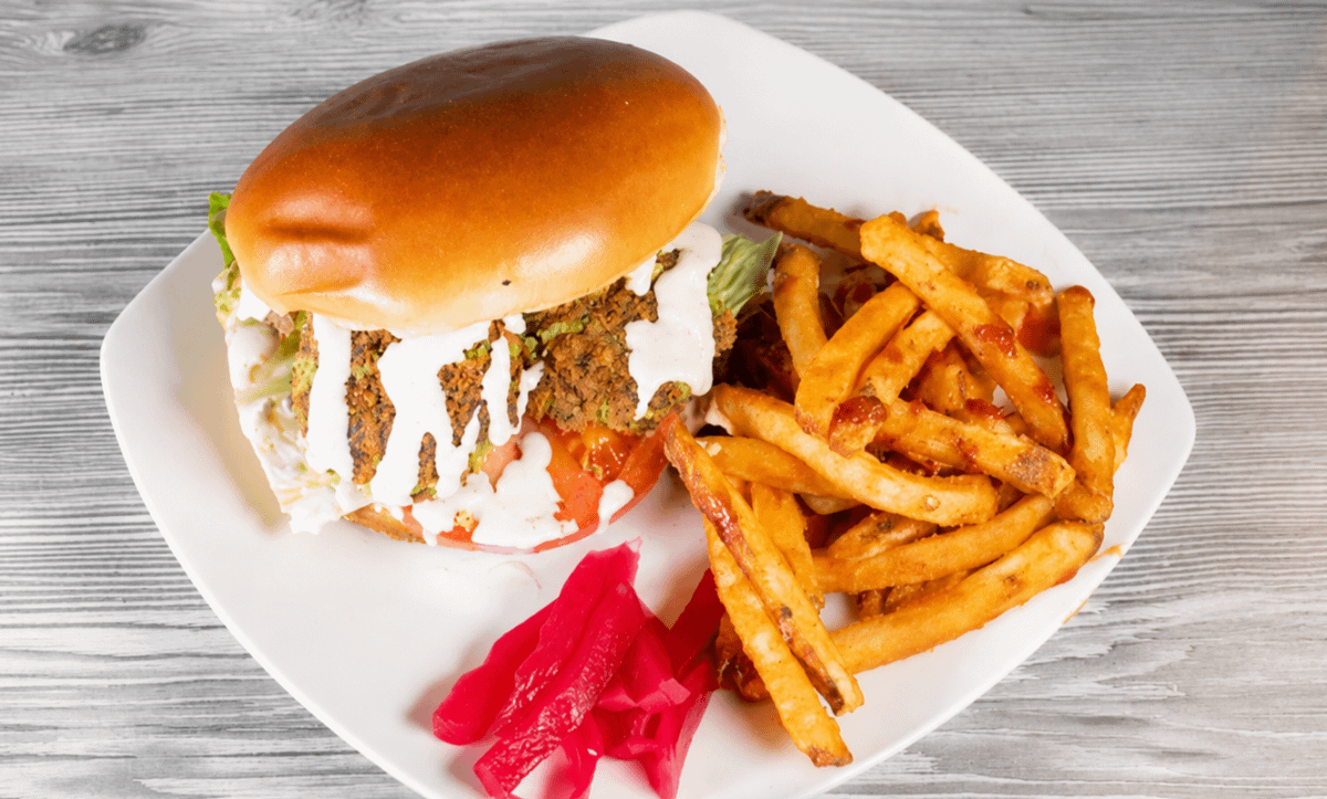 Falafel Burger Combo