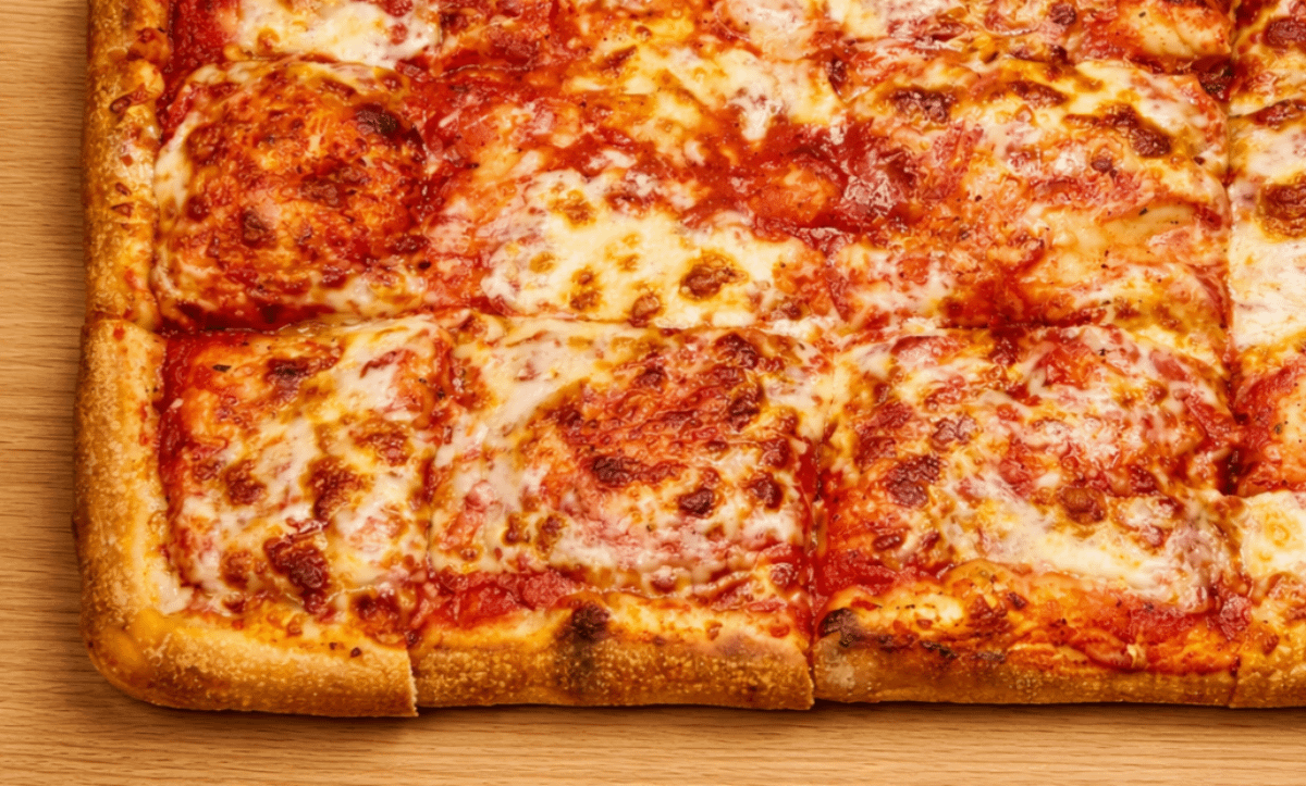 Square Cheese Pizza (12 Cut)