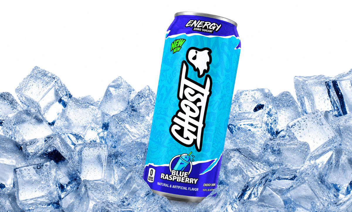 Ghost Blue Raspberry Energy 16oz Can