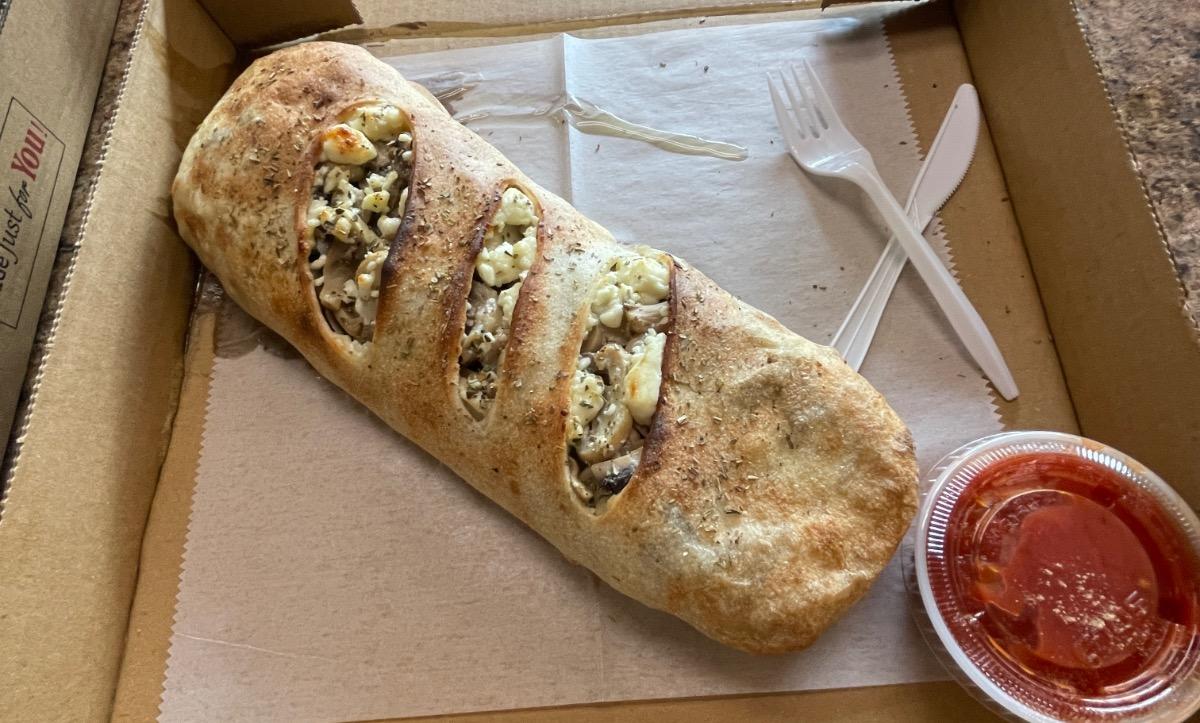 Feta, Broccoli, Spinach & Mushrooms Bread