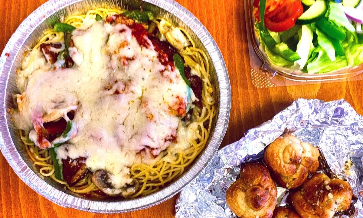 Any 2 Dinners w/side Garden Salads