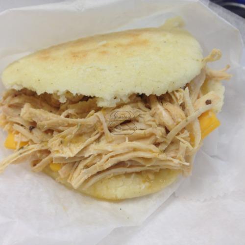 Seasoned Chicken Arepa